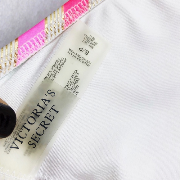 Victoria's Secret Multicolored Bikini Halter Top - Picture 4 of 5